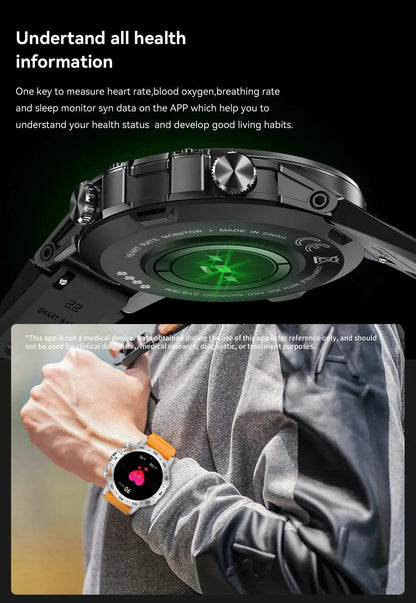 LIGE New1.39" Bluetooth Call Smart Watch Men Outdoor Sport Fitness Heart Rate Health Monitoring Smartwatch for Android IOS Phone Tech Triumph Shop
