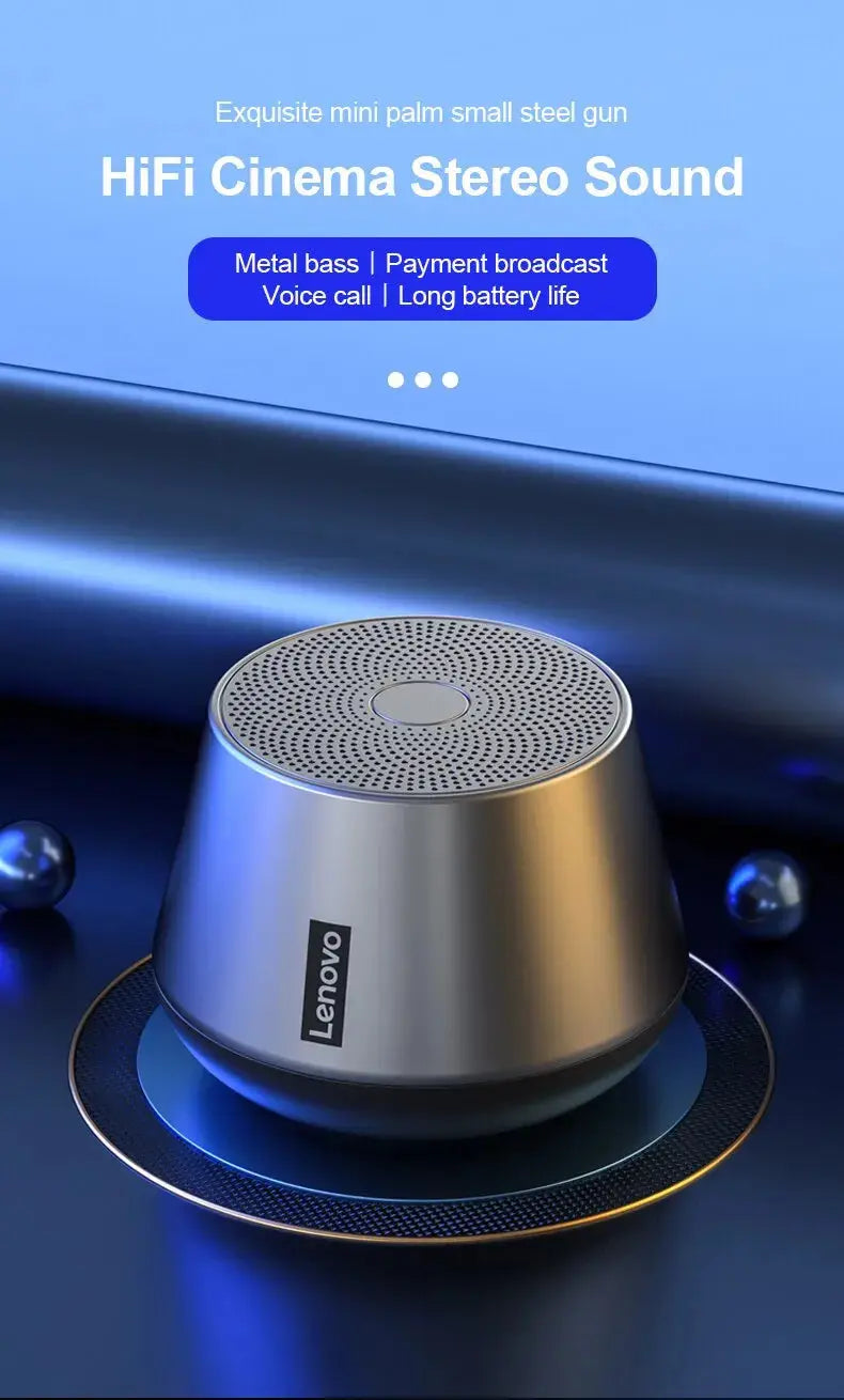 Original Lenovo K3 Pro Bluetooth V5.0 Speaker Big Audio With Deep Bass Sound Outdoor Soundbox Music Portable Camping Loudspeaker - Tech Triumph Shop