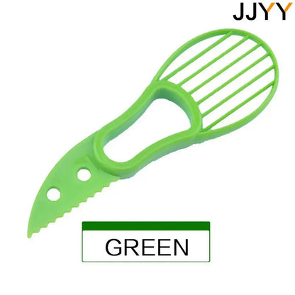 JJYY 3 In 1 Avocado Slicer Shea Corer Butter Fruit Peeler Cutter Pulp Separator Plastic Knife Kitchen Vegetable Tools Tech Triumph Shop