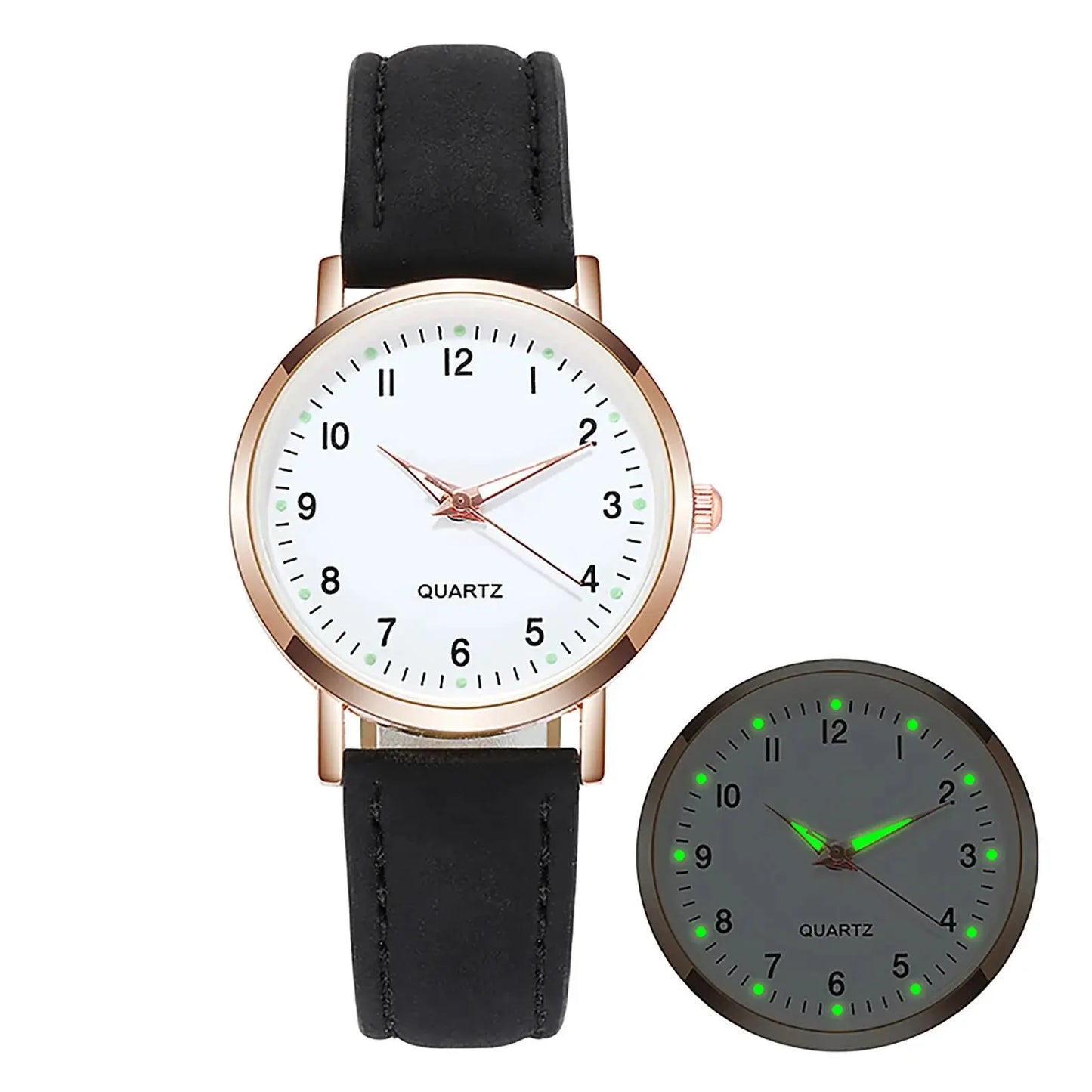 Reloj Mujer Fashion Watch For Women Leather Belt Watches Ladies Luxury Analog Quartz Luminous Wristwatch Clock Relogio Feminino Tech Triumph Shop