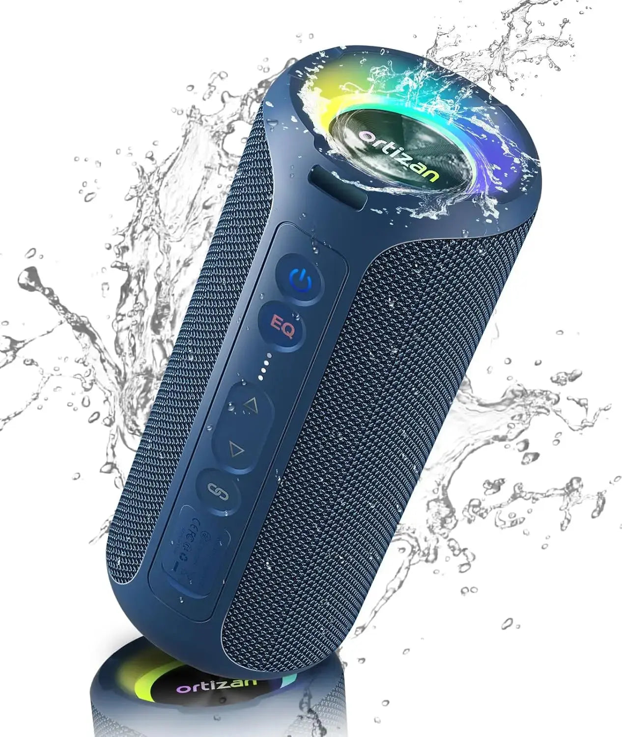 Ortizan Bluetooth Speakers 40W Enhanced Bass Portable Outdoor Wireless Speaker 30Hrs IP7 Waterproof Shower Speaker Bluetooth 5.3 - Tech Triumph Shop