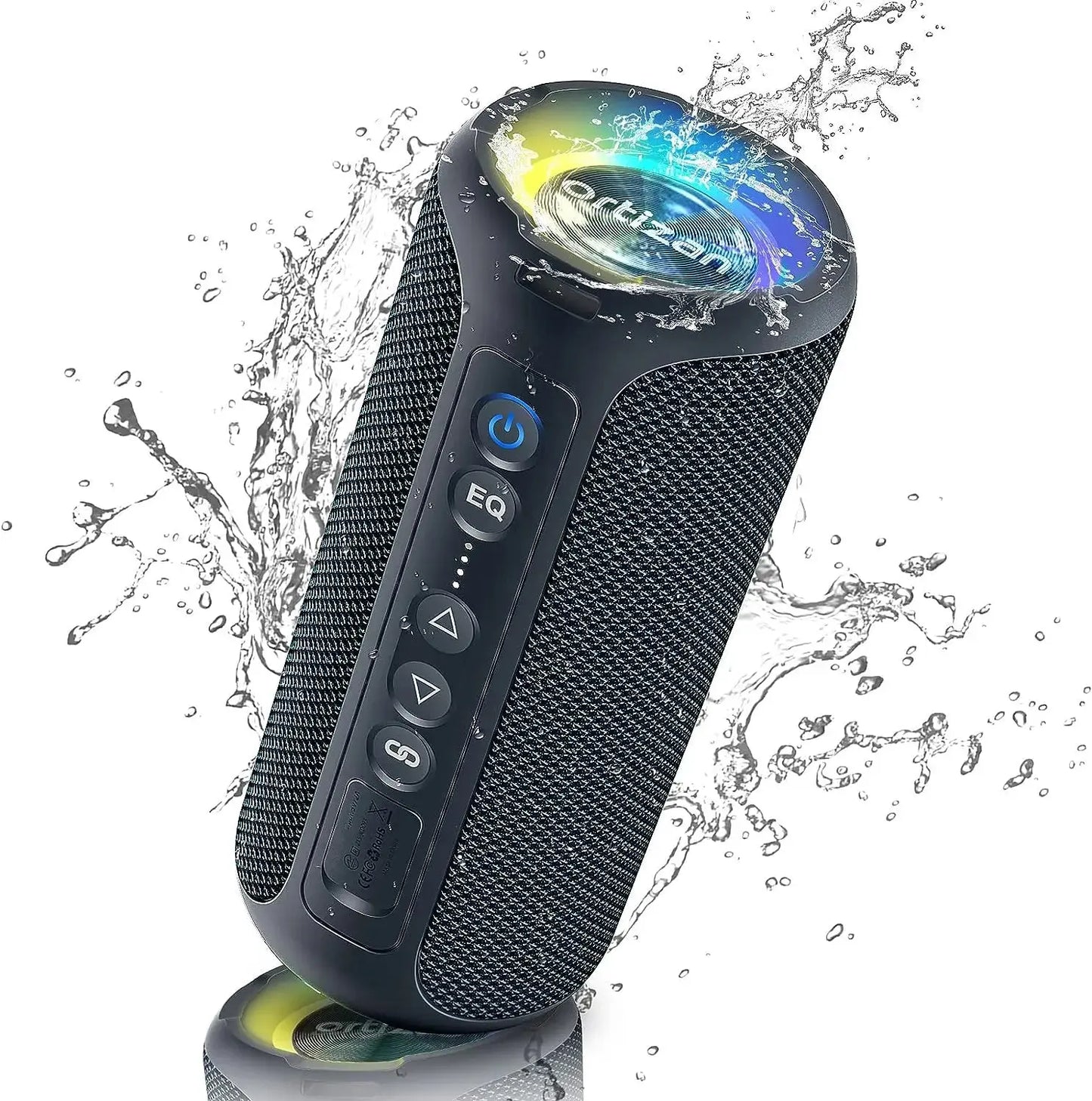 Ortizan Bluetooth Speakers 40W Enhanced Bass Portable Outdoor Wireless Speaker 30Hrs IP7 Waterproof Shower Speaker Bluetooth 5.3 - Tech Triumph Shop