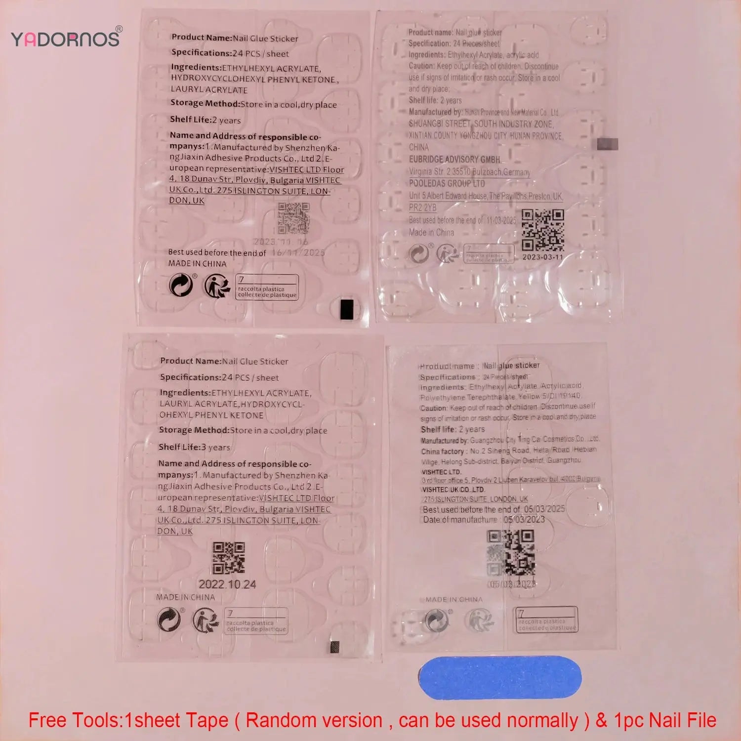 White French Press on Nails 3D Bowknot Fake Nails Tips Full Cover Wearable False Nails for Women and Girls DIY Manicure 24Pcs Tech Triumph Shop