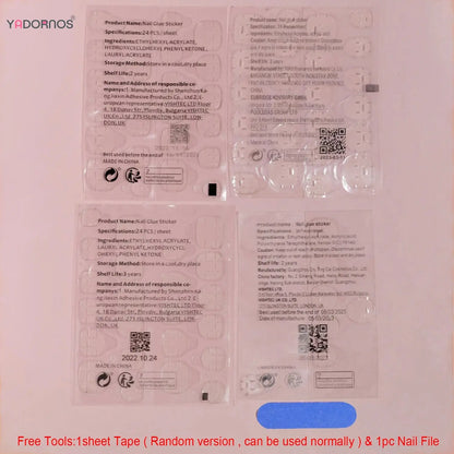 White French Press on Nails 3D Bowknot Fake Nails Tips Full Cover Wearable False Nails for Women and Girls DIY Manicure 24Pcs Tech Triumph Shop