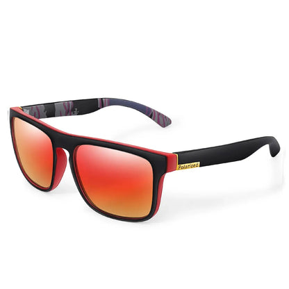 Retro Style Square Frame Polarized Cycling Sunglasses Men Night Vision Car Driving Sunglass Dirt Bike Motorcycle Glasses UV400 Tech Triumph Shop