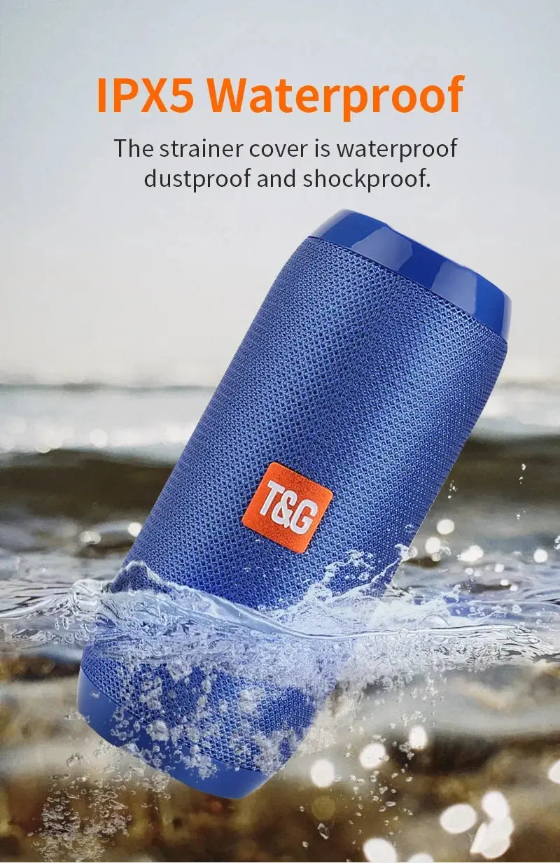 Portable Speaker Wireless  Bluetooth-compatible Subwoofer Outdoor Waterproof Loudspeaker Stereo Surround Support FM RadioTF - Tech Triumph Shop