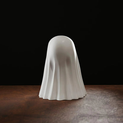 Cute Middle Finger Ghost Statue, Small Halloween Decor for Home, Centerpiece for Coffee Table, Adorable Horror Figure Tech Triumph Shop
