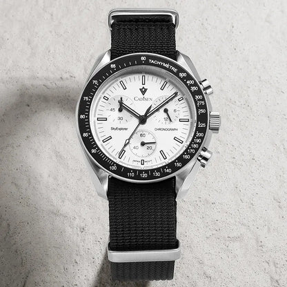 CADISEN New Men's Watches Luxury Quartz Wrist Watch For Men Sapphire AR Coated Tech Triumph Shop