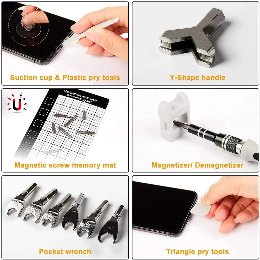 25/115/135/140 in1 Screwdriver Set  Magnetic Torx Phillips Screw Bit Kit  With Electrical Remover Wrench Repair Phone PC Tools Tech Triumph Shop