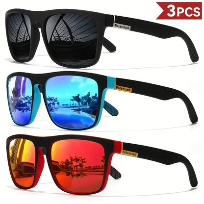 Fashion Vintage Square Polarized Sunglasses Men Women Driving Fishing Luxury Brand Designer Sun Glasses Driver's Eyewear UV400 Tech Triumph Shop