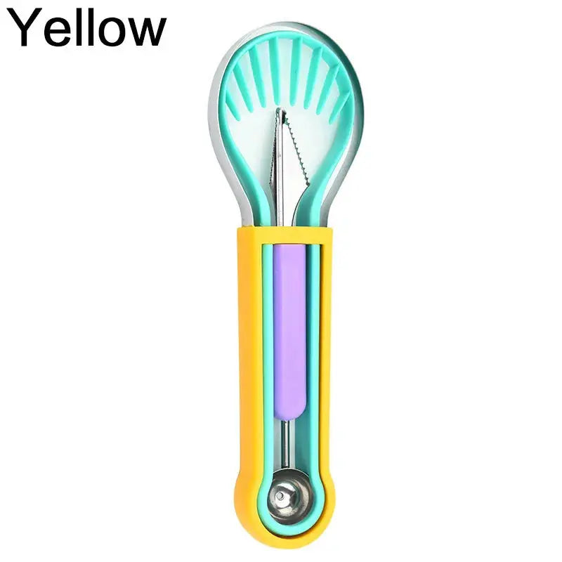 JJYY 3 In 1 Avocado Slicer Shea Corer Butter Fruit Peeler Cutter Pulp Separator Plastic Knife Kitchen Vegetable Tools Tech Triumph Shop