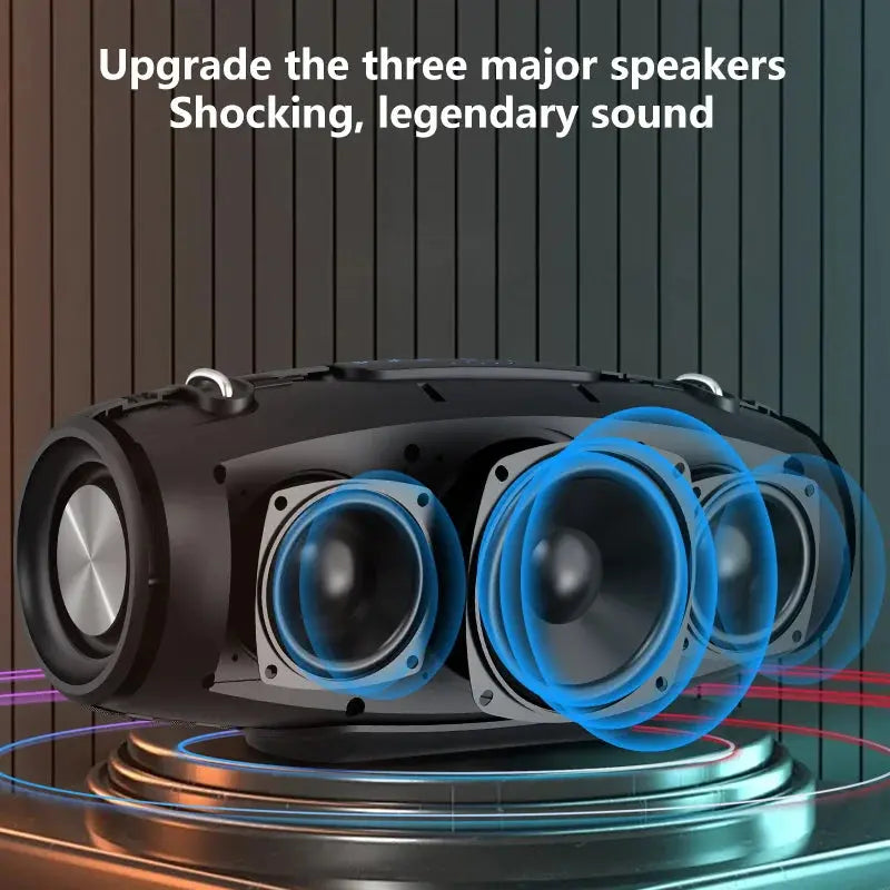 Zealot S67 Wireless Speaker WithShoulder Strap,Outdoor,Waterproof,Portable Speaker with Loud Stero and Booming Bass,40H Playtime - Tech Triumph Shop
