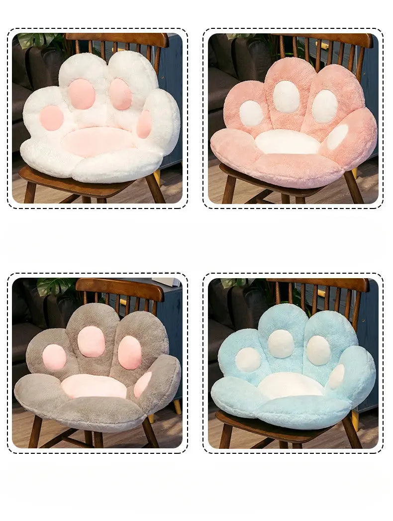 Cat Paw Chair Cushion Lovely Cat Paw CushionCat Paw Shape Chair Cushion Cozy Seat Pad Floor Cushion Seat Pillow Tech Triumph Shop