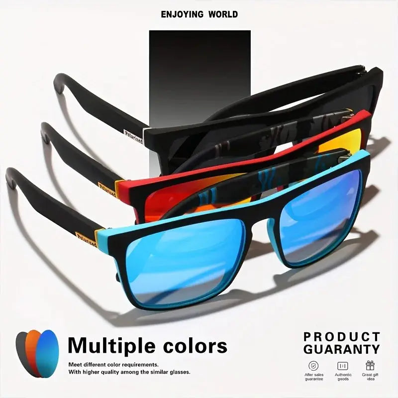 Fashion Vintage Square Polarized Sunglasses Men Women Driving Fishing Luxury Brand Designer Sun Glasses Driver's Eyewear UV400 Tech Triumph Shop
