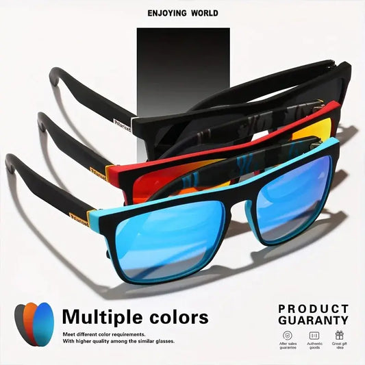 Fashion Vintage Square Polarized Sunglasses Men Women Driving Fishing Luxury Brand Designer Sun Glasses Driver's Eyewear UV400 Tech Triumph Shop