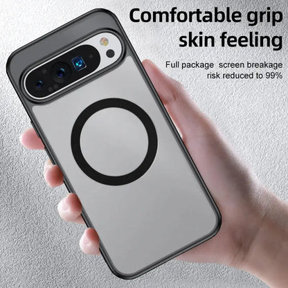 For Google Pixel 9 Pro XL 8 7 Pro 8a 7a Magsafe Case Matte White & Clear Wireless Charging Shockproof Magnetic Armor Cover Tech Triumph Shop