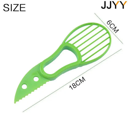 JJYY 3 In 1 Avocado Slicer Shea Corer Butter Fruit Peeler Cutter Pulp Separator Plastic Knife Kitchen Vegetable Tools Tech Triumph Shop