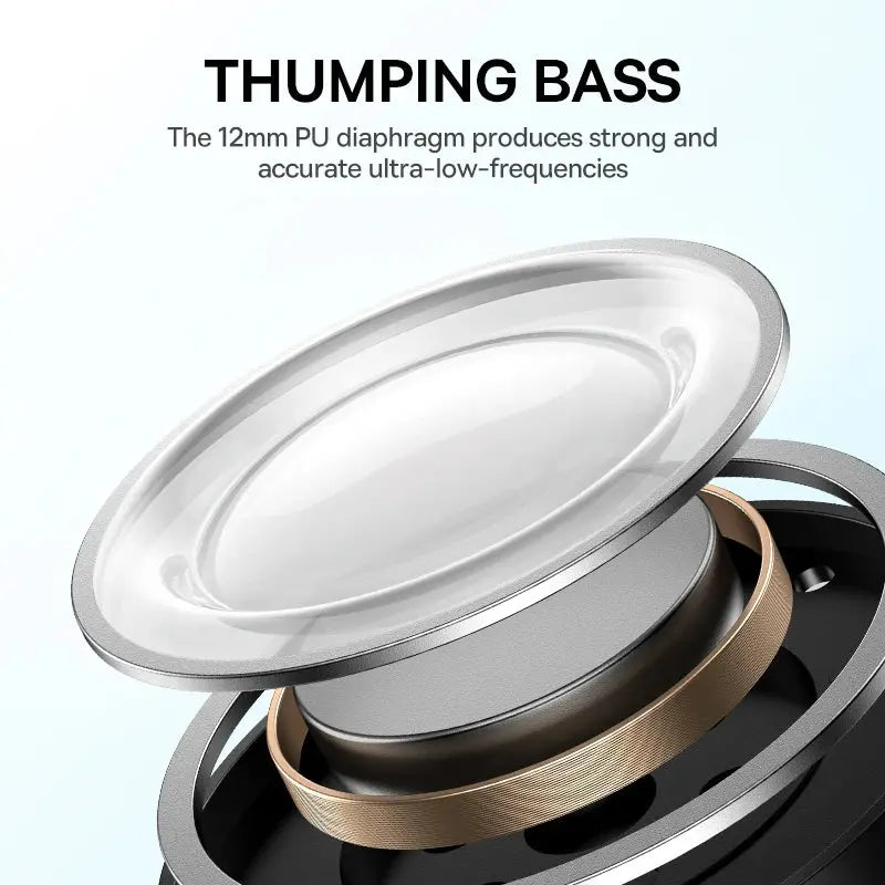 Baseus Bowie E19 Wireless Earphones Bluetooth 5.3 Big Bass 12mm Drivers IPX5 Waterproof Earbuds 33Hrs Battery Life Headphones Tech Triumph Shop