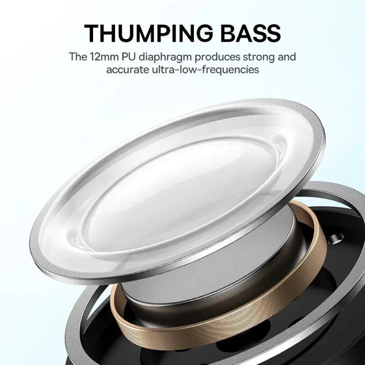 Baseus Bowie E19 Wireless Earphones Bluetooth 5.3 Big Bass 12mm Drivers IPX5 Waterproof Earbuds 33Hrs Battery Life Headphones Tech Triumph Shop