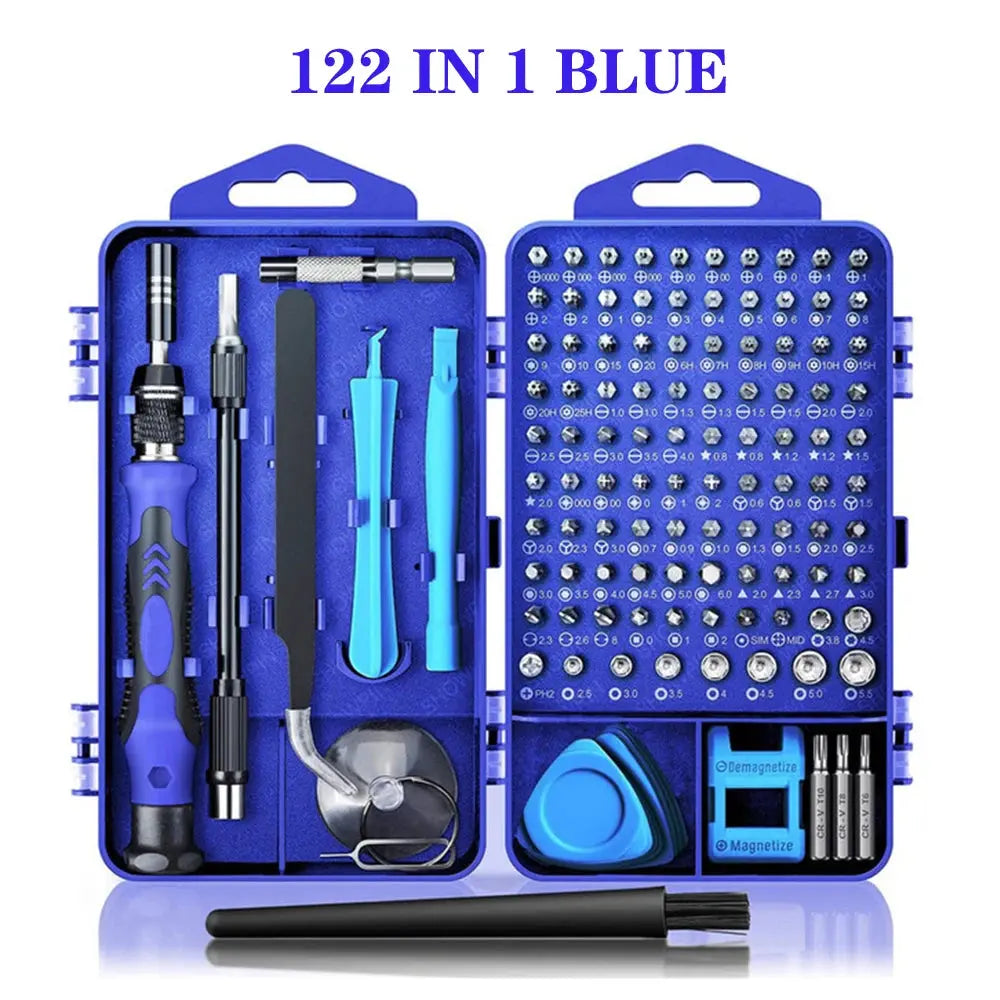 25/115/135/140 in1 Screwdriver Set  Magnetic Torx Phillips Screw Bit Kit  With Electrical Remover Wrench Repair Phone PC Tools Tech Triumph Shop