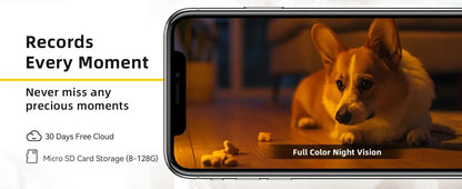 BoyKeep Smart Camera 2K Security Protection Wifi Surveillance 5G/2.4GHz Indoor Baby Night Vision 360° Pan & Tilt 2-Way Audio K30 Tech Triumph Shop