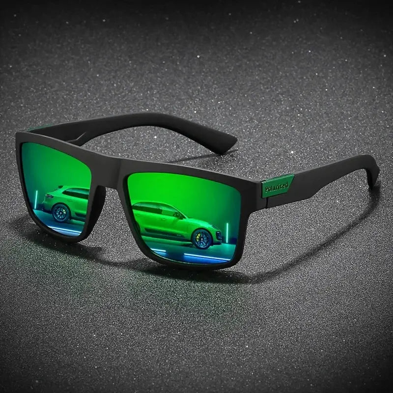 Fashion Vintage Square Polarized Sunglasses Men Women Driving Fishing Luxury Brand Designer Sun Glasses Driver's Eyewear UV400 Tech Triumph Shop