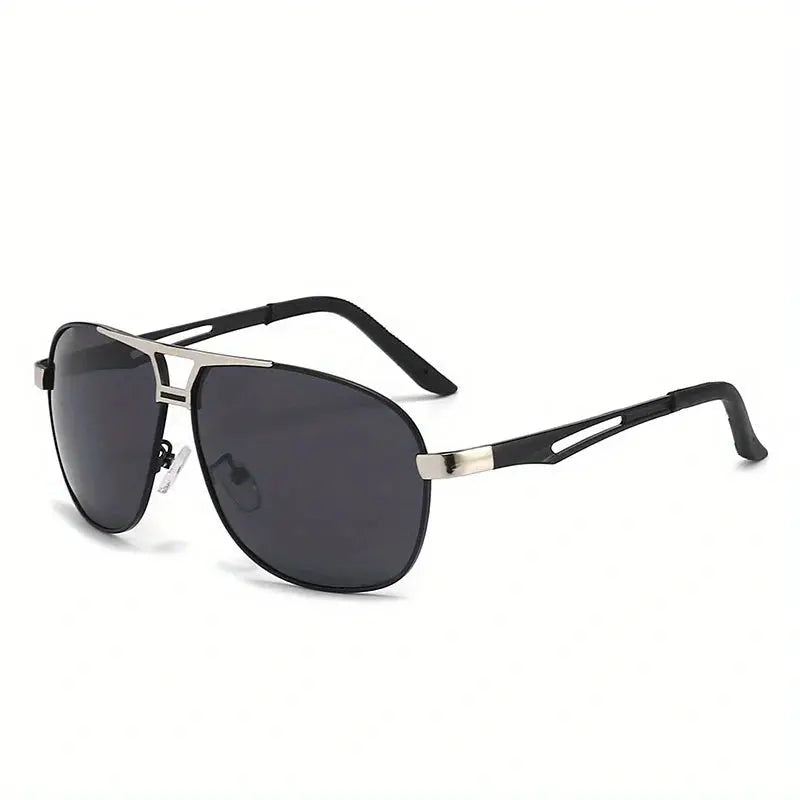 Fashion Gradient Sunglasses for Men Big Frame Pilot Sun Glasses Design Anti-reflective Lunette De Soleil Homme UV400 Tech Triumph Shop