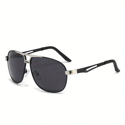 Fashion Gradient Sunglasses for Men Big Frame Pilot Sun Glasses Design Anti-reflective Lunette De Soleil Homme UV400 Tech Triumph Shop