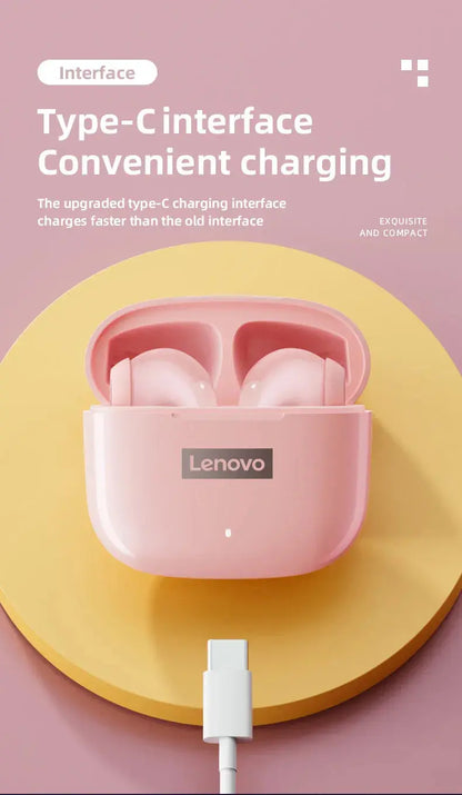 Lenovo LP40 Pro TWS Bluetooth 5.1 Quick Connect Earphones Ergonomic Design Headphones Powerful Transmission Speed Headset Tech Triumph Shop