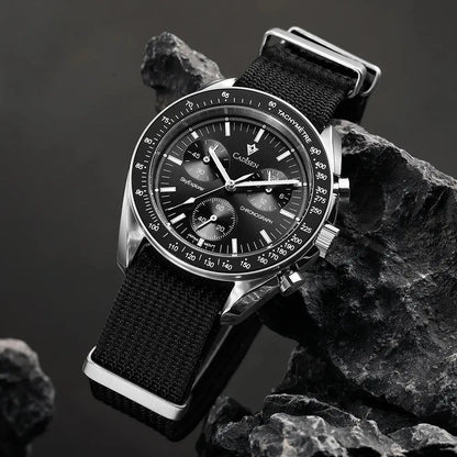 CADISEN New Men's Watches Luxury Quartz Wrist Watch For Men Sapphire AR Coated Tech Triumph Shop