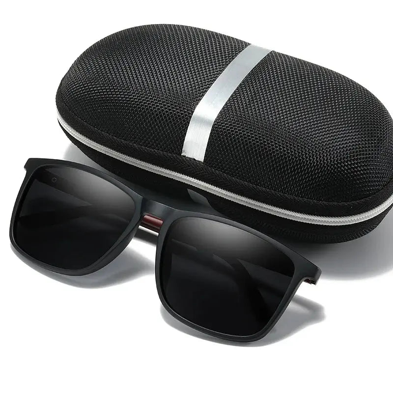 Sports Sunglasses for Men Polarized Comfortable Wear Square Sun Glasses Male Light Weight Eyewear Accessory with Origina UV400 Tech Triumph Shop