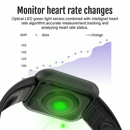Multifunctional Smart Watch Men Women Bluetooth Connected Phone Music Fitness Sports Bracelet Sleep Monitor Y68 Smartwatch D20 - Tech Triumph Shop