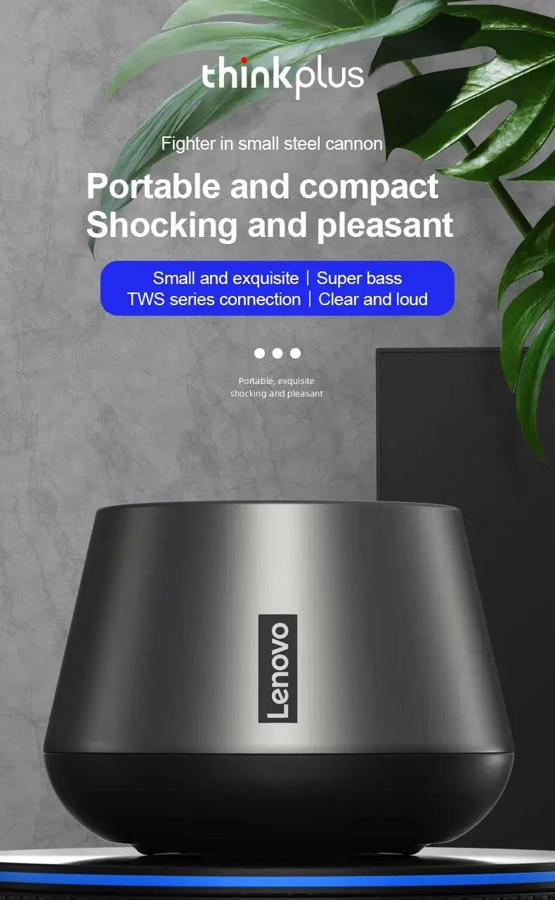 Original Lenovo K3 Pro Bluetooth V5.0 Speaker Big Audio With Deep Bass Sound Outdoor Soundbox Music Portable Camping Loudspeaker - Tech Triumph Shop