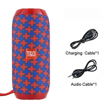 Portable Speaker Wireless  Bluetooth-compatible Subwoofer Outdoor Waterproof Loudspeaker Stereo Surround Support FM RadioTF - Tech Triumph Shop