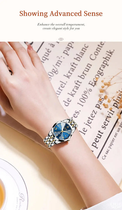 LIGE Elegant Ultrathin Nordic Simple Style Quartz Movement Women's Wristwatch Fashion Stainless Steel Bracelet Belt Woman Watch Tech Triumph Shop