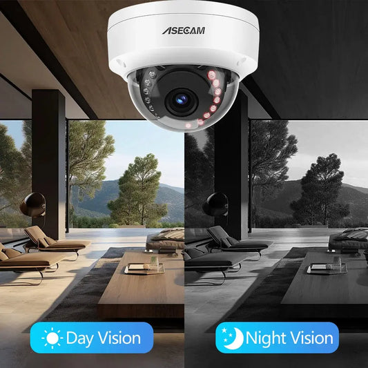 8MP 4K POE IP Camera IK10 Explosion-proof Outdoor H.265 Onvif Metal Dome CCTV Security Protection 4MP Video Surveillance Tech Triumph Shop