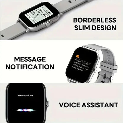 LAXASFIT 2025 New Smart Watch Bluetooth Talk Full Touch Screen Heart Rate Monitor Sports Fitness Smart Watch Men Women Gift - Tech Triumph Shop