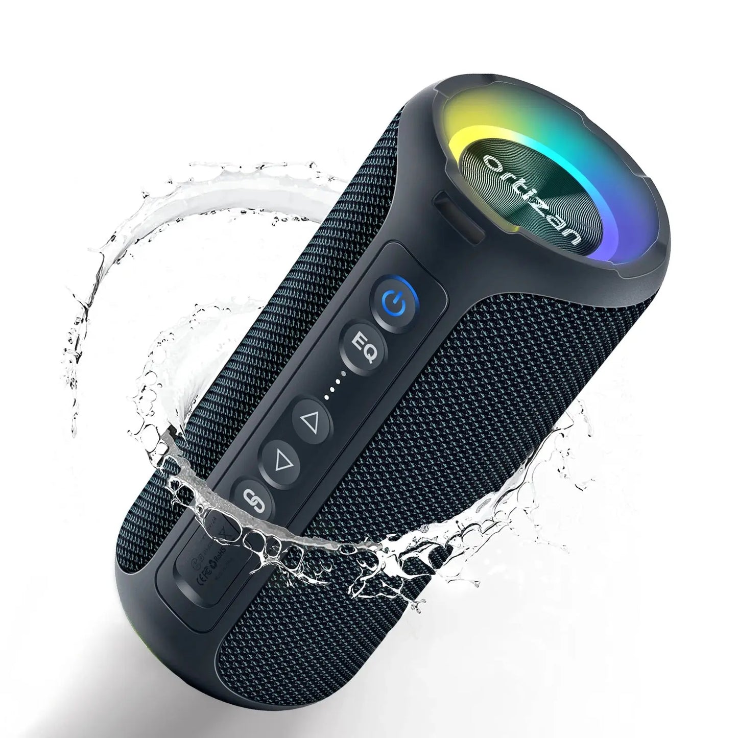 Ortizan Bluetooth Speakers 40W Enhanced Bass Portable Outdoor Wireless Speaker 30Hrs IP7 Waterproof Shower Speaker Bluetooth 5.3 - Tech Triumph Shop