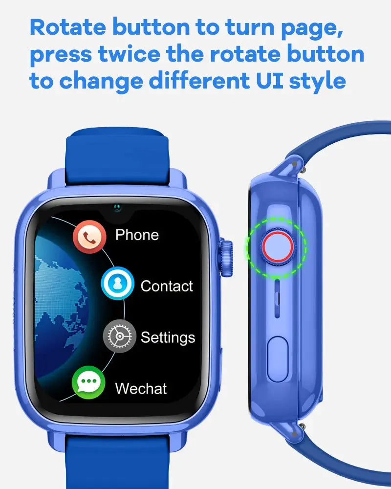 4G Smart Watch Kids GPS WIFI Video Call SOS APP Download Child Smartwatch Camera Monitor Tracker Location Phone Watch - Tech Triumph Shop