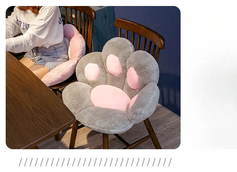 Cat Paw Chair Cushion Lovely Cat Paw CushionCat Paw Shape Chair Cushion Cozy Seat Pad Floor Cushion Seat Pillow Tech Triumph Shop