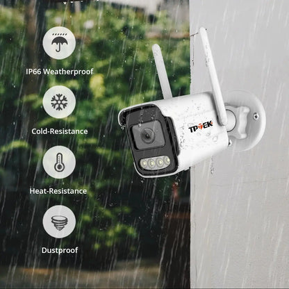 8MP 4K IP Camera Wifi Wireless 5MP AI Human Detect iCSee CCTV Bullet Outdoor Surveillance Security Protection Video Camera Cam Tech Triumph Shop
