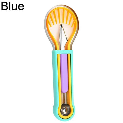 JJYY 3 In 1 Avocado Slicer Shea Corer Butter Fruit Peeler Cutter Pulp Separator Plastic Knife Kitchen Vegetable Tools Tech Triumph Shop