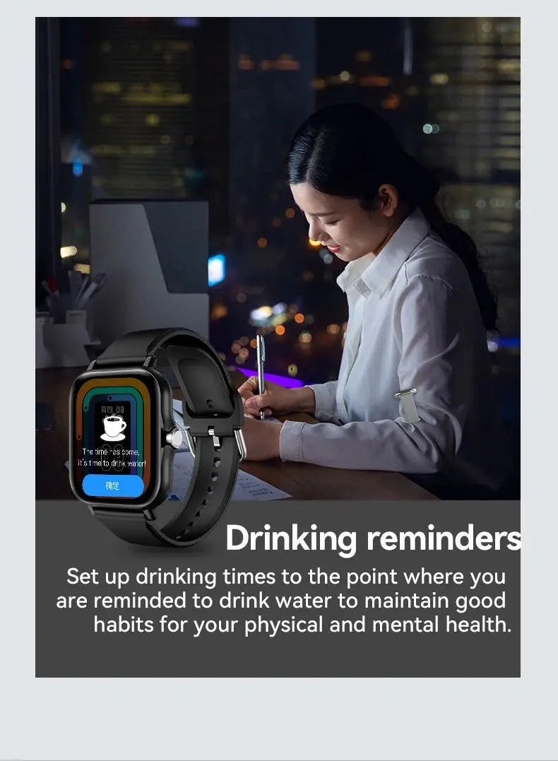 LAXASFIT 2025 New Smart Watch Bluetooth Talk Full Touch Screen Heart Rate Monitor Sports Fitness Smart Watch Men Women Gift - Tech Triumph Shop