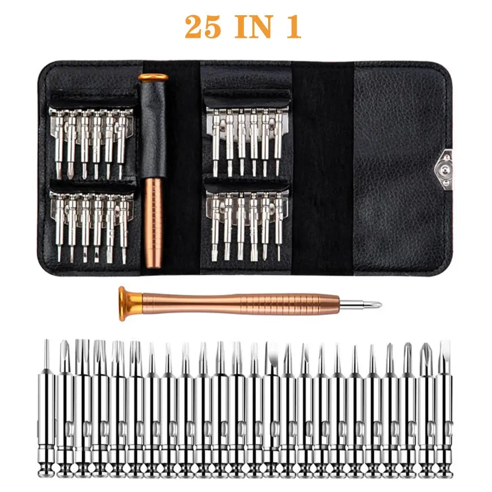 25/115/135/140 in1 Screwdriver Set  Magnetic Torx Phillips Screw Bit Kit  With Electrical Remover Wrench Repair Phone PC Tools Tech Triumph Shop