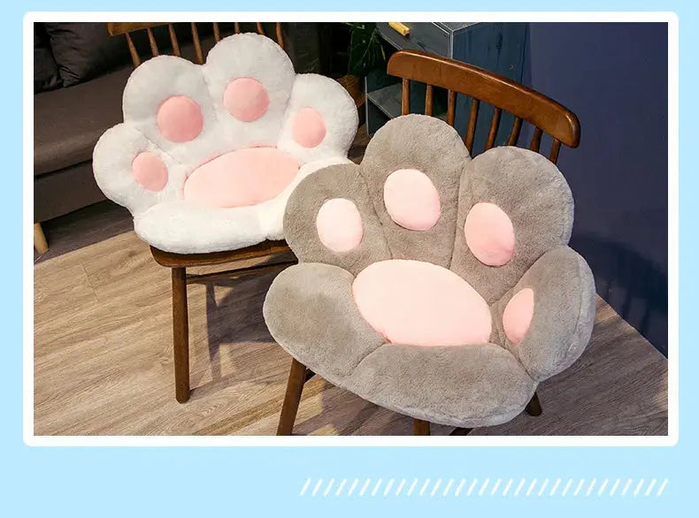 Cat Paw Chair Cushion Lovely Cat Paw CushionCat Paw Shape Chair Cushion Cozy Seat Pad Floor Cushion Seat Pillow Tech Triumph Shop