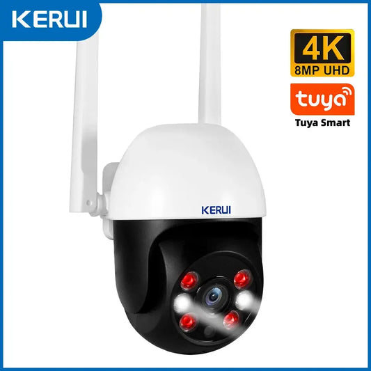 KERUI 5MP 8MP 4K PTZ WiFi IP Wireless Camera Tuya Smart Outdoor Home Security Dual Lens 10MP 5K Camera CCTV Video Surveillance Tech Triumph Shop