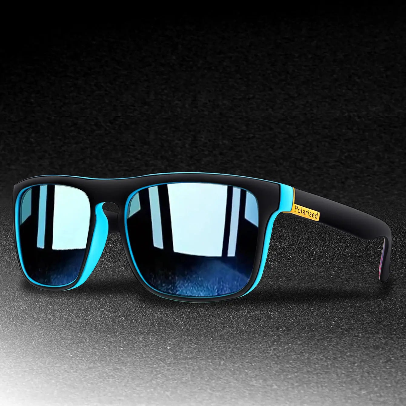 Retro Style Square Frame Polarized Cycling Sunglasses Men Night Vision Car Driving Sunglass Dirt Bike Motorcycle Glasses UV400 Tech Triumph Shop