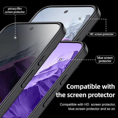 For Google Pixel 9 Pro XL 8 7 Pro 8a 7a Magsafe Case Matte White & Clear Wireless Charging Shockproof Magnetic Armor Cover Tech Triumph Shop