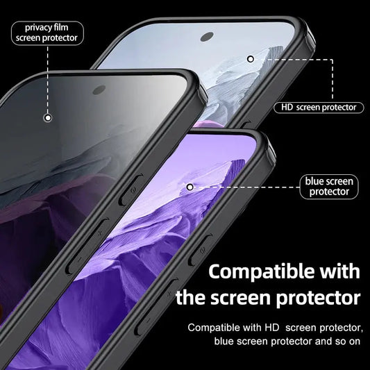 For Google Pixel 9 Pro XL 8 7 Pro 8a 7a Magsafe Case Matte White & Clear Wireless Charging Shockproof Magnetic Armor Cover Tech Triumph Shop