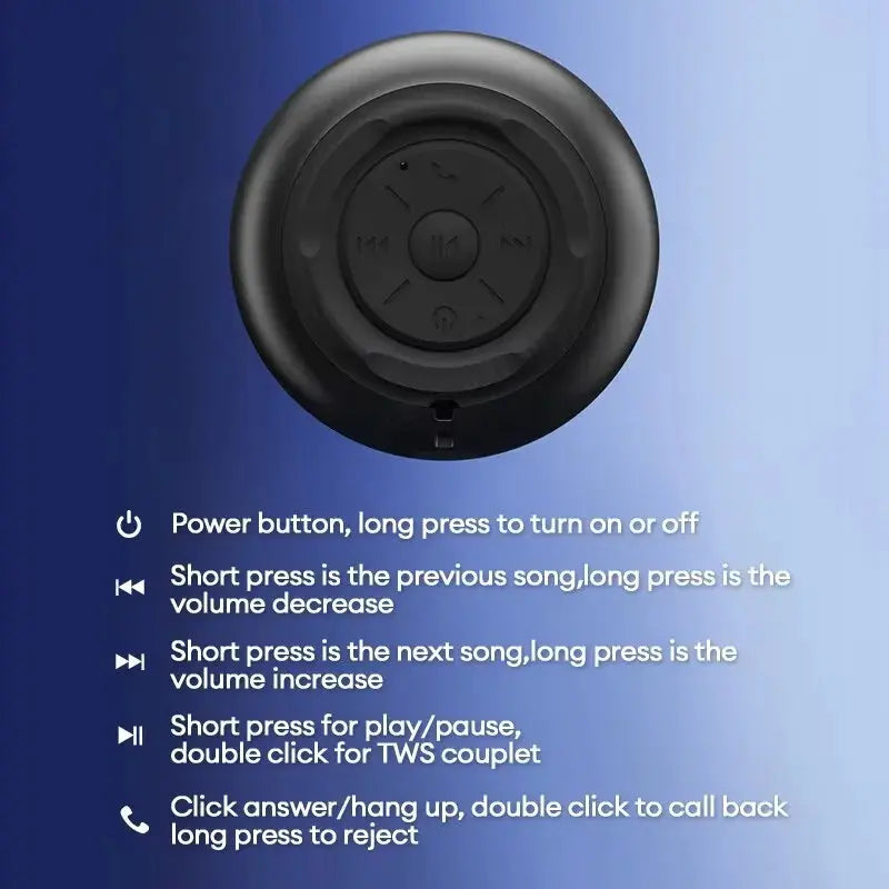 Original Lenovo K3 Pro Bluetooth V5.0 Speaker Big Audio With Deep Bass Sound Outdoor Soundbox Music Portable Camping Loudspeaker - Tech Triumph Shop